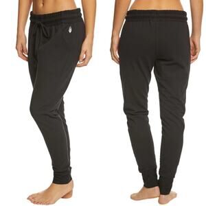 Free People Movement Sunny Skinny Sweat Pant Joggers Black Sz XS Boho Athleisure